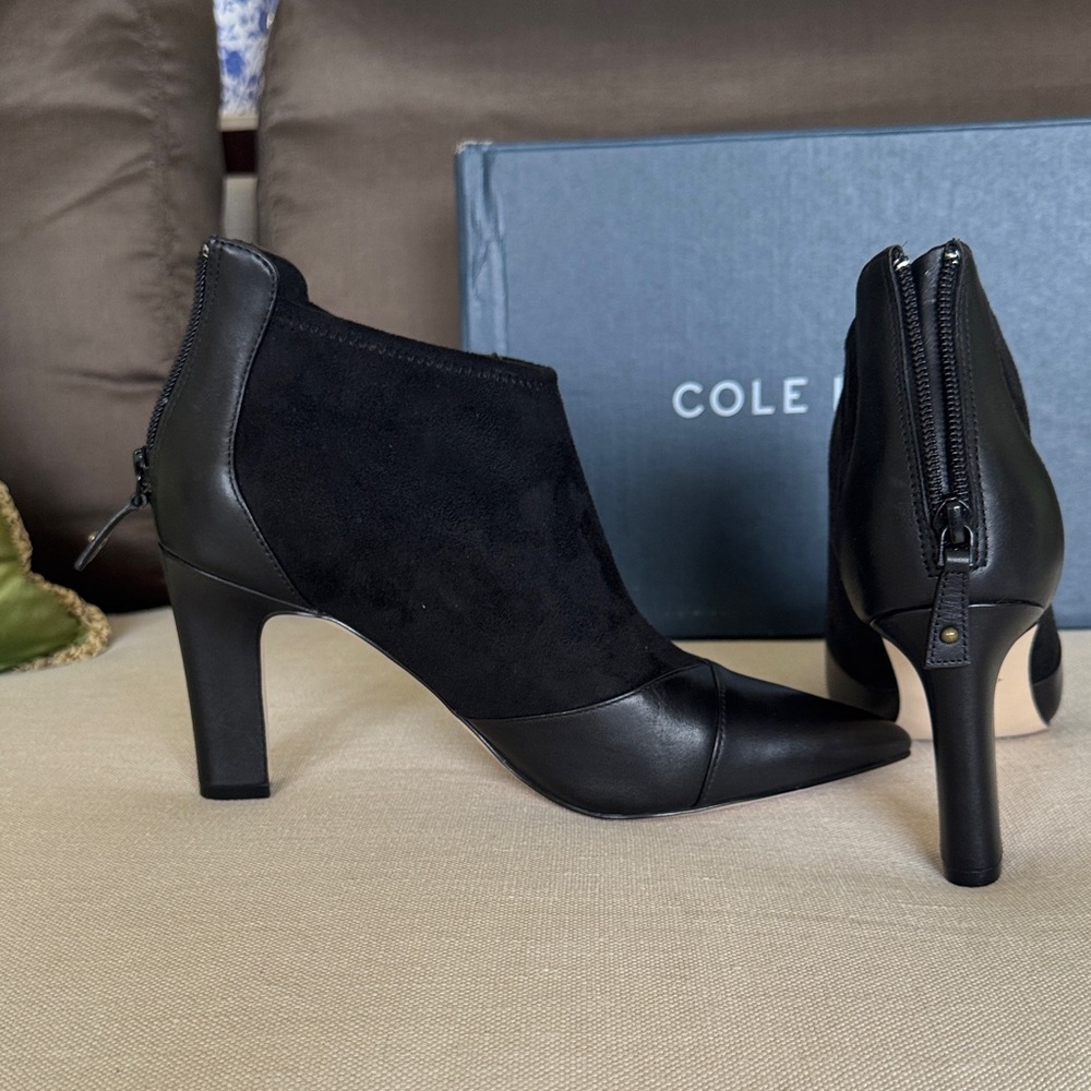 Cole Haan Women's Black Heeled Boots - Picture 8 of 12